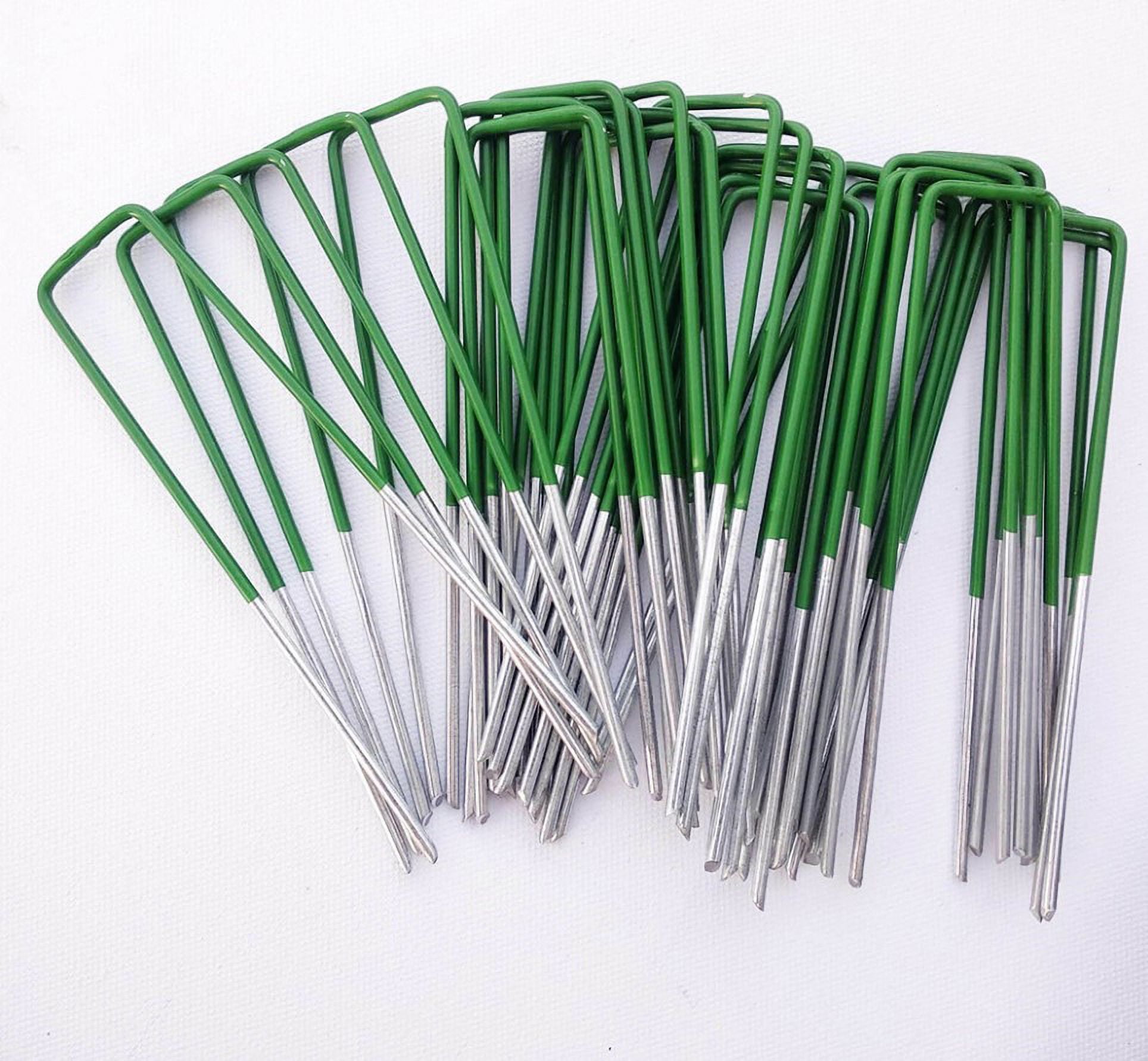 Fabric Galvanised Staples Garden Securing U Pins