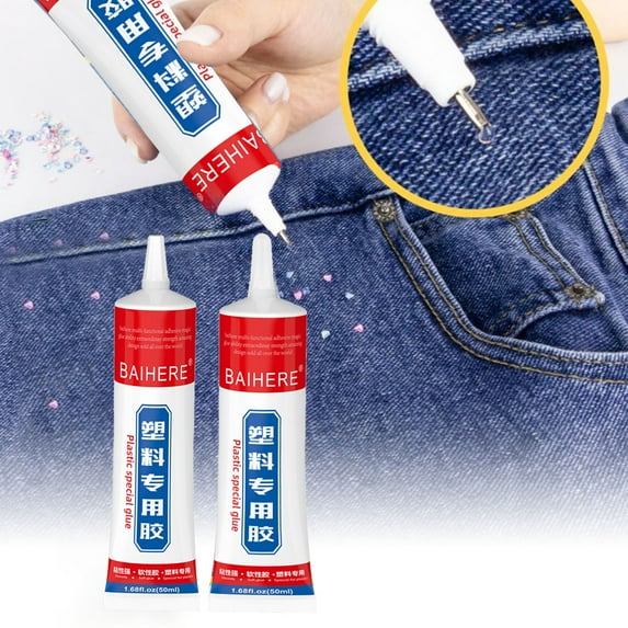 Fabric Glue under $5! Xqxayjr Permanent Fabric Glue for Patches, Clear Washable Adhesive for Clothing, Leather, Denim, Flannel, Polyester, Strong Bond for DIY Crafts & Repairs