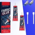 thumbnail image 1 of Fabric Glue Permanent, 2026 Fabrics Glue for Clothing, 60ml Washable Fabric Glues, Clear Fabrics Adhesive for Clothing Patches Tear Mender for Cotton, Denim, Flannel, Polyester, 1 of 7