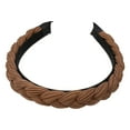 thumbnail image 1 of Fabric Hairbands No Slip Fashion 0.79" Wide Hair Accessories Red Brown Headbands for Women, 1 of 8