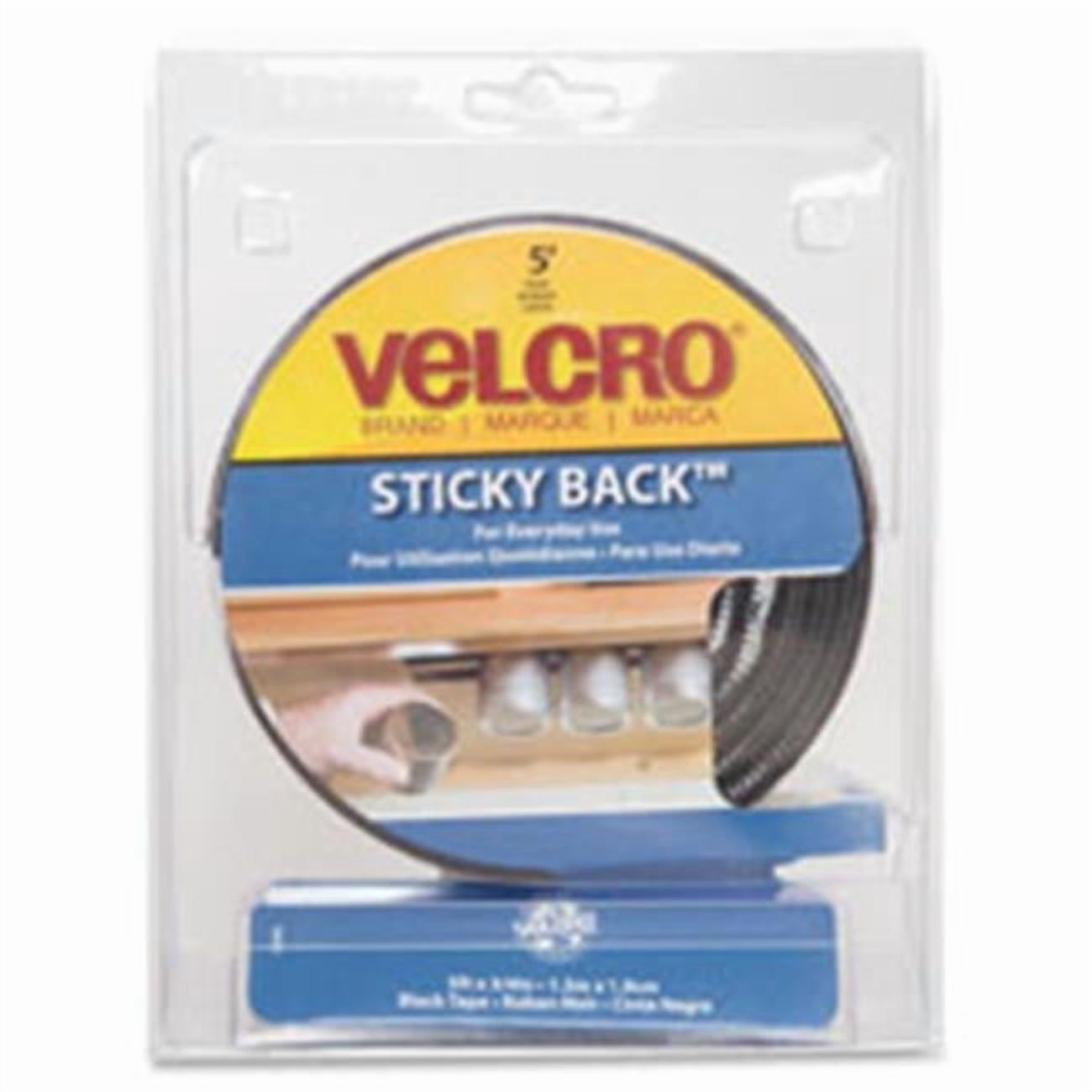 Fabric Hook and Eye U.S.A. Inc VEK Tape Dispenser- .75 in. x 5 ft. Tape- Black