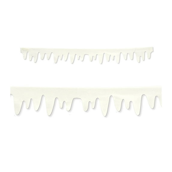 Fabric Icicle Decorations 3' 11" - 12 Pack (2 Per Package)