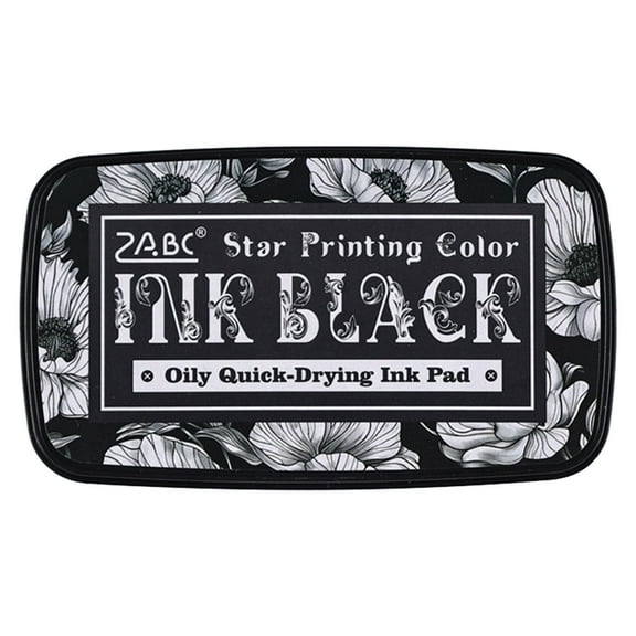 Fabric Inks Pad for Rubber Stamp, Washable Craft Inks Pad for Card Making Scrapbook, Permanent Inks Pad for Paper