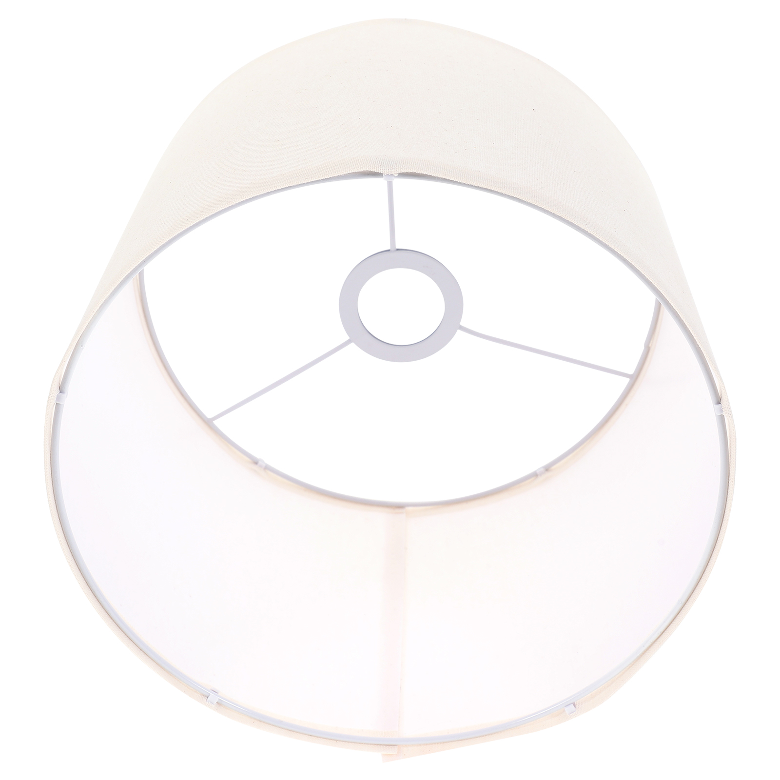 Fabric Lampshade Fitter Office Desk Side Table Linen Pvc Light Bulbs