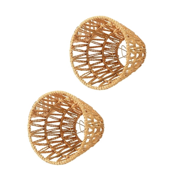 Fabric Lampshades Lighting Lid Hollow Weave Light Decor Ceiling Light Lid Perfect for Various Interior Decoration Styles