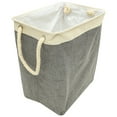 thumbnail image 1 of Fabric Laundry Basket Large Hamper with Lid Foldable Baskets Space Saving Child, 1 of 6