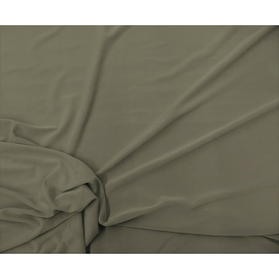 Fabric Light Weight Polyester Spandex 4 way Stretch Silver C408