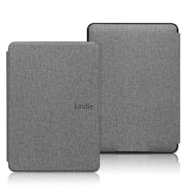 Fabric Magnetic Smart Case For 6 All-new Kindle (2022 Release) 11th Generation Built-in Light 6 Inch Gen Cover Sleeve Funda Grey