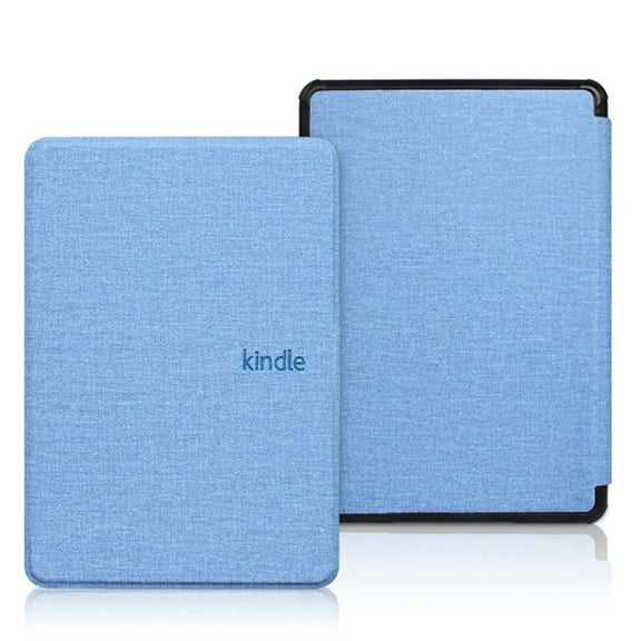 Fabric Magnetic Smart Case For 6 All-new Kindle (2022 Release) 11th Generation Built-in Light 6 Inch Gen Cover Sleeve Funda Light Blue