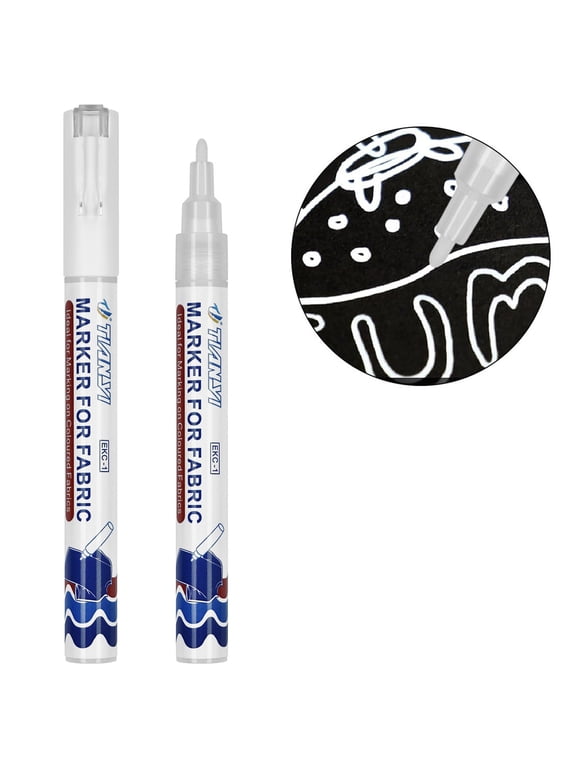 Fabric Marker Pen, Non Washable Art Pen for T Shirt and Clothing Coloring