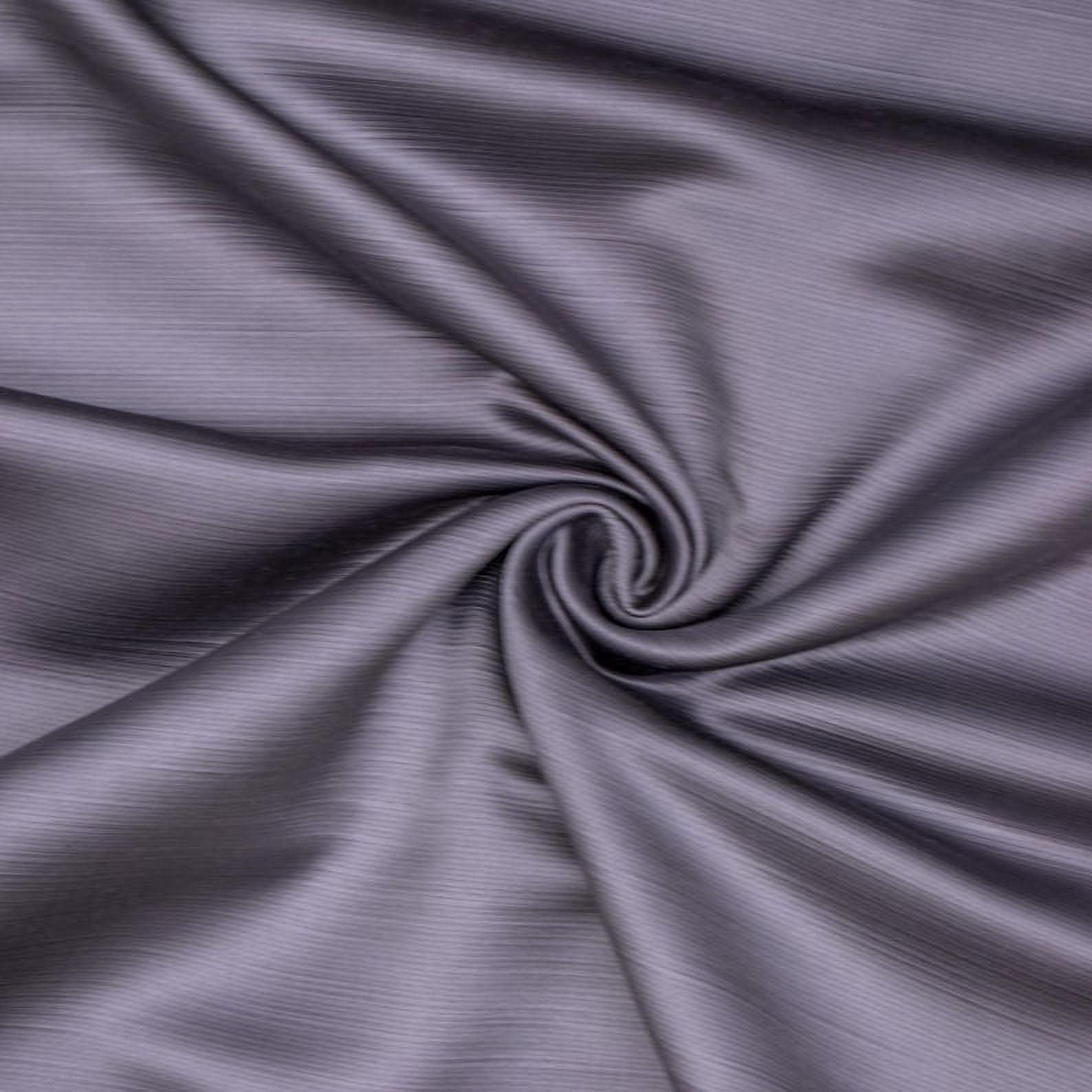 Fabric Mart Direct Ash Purple Heavy Satin Fabric by the Yard, 54 inches or 137 cm Width Purple Satin Fabric, 19 Yards Solid Satin Upholstery Fabric For Curtains, Pillows