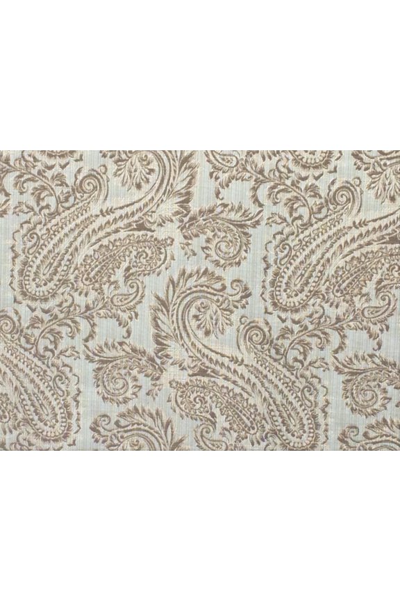 Beige Poly Cotton Fabric By The Yard, 55 inches or 140 cm width, 1 Yard Beige Cotton Fabric, Paisleys, Upholstery Drapery Curtain Wholesale Fabric, Window Treatment