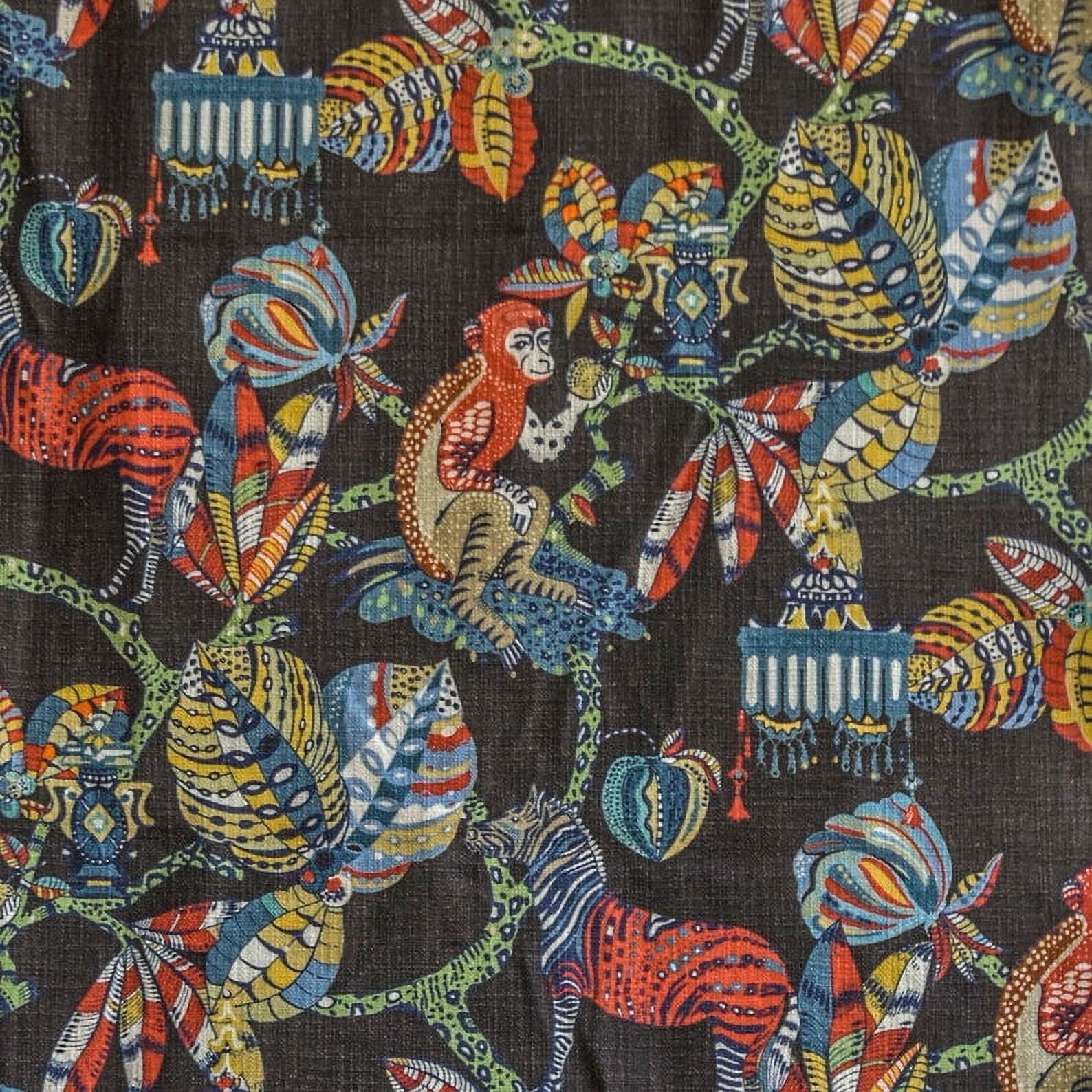 Fabric Mart Direct Black Fabric by the Yard, 54 inches or 137 cm Width Black Cotton Fabric, 14 Continuous Yards Printed Cotton Fabric, Upholstery Fabric, Fabric For Curtains, Fabric For Pillows