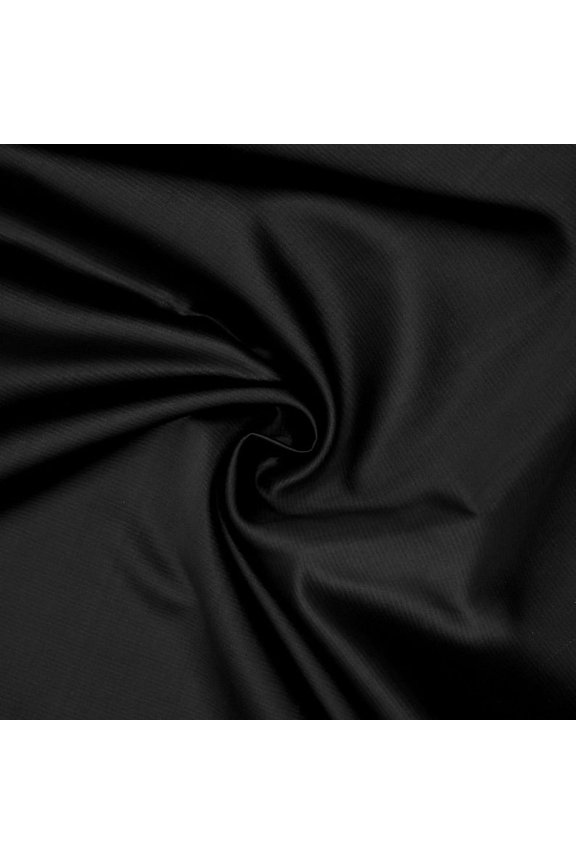 Black Heavy Satin Fabric by the Yard, 54 inches or 137 cm Width Black Satin Fabric, 18 Yards Solid Satin Upholstery Fabric For Curtains, Pillows