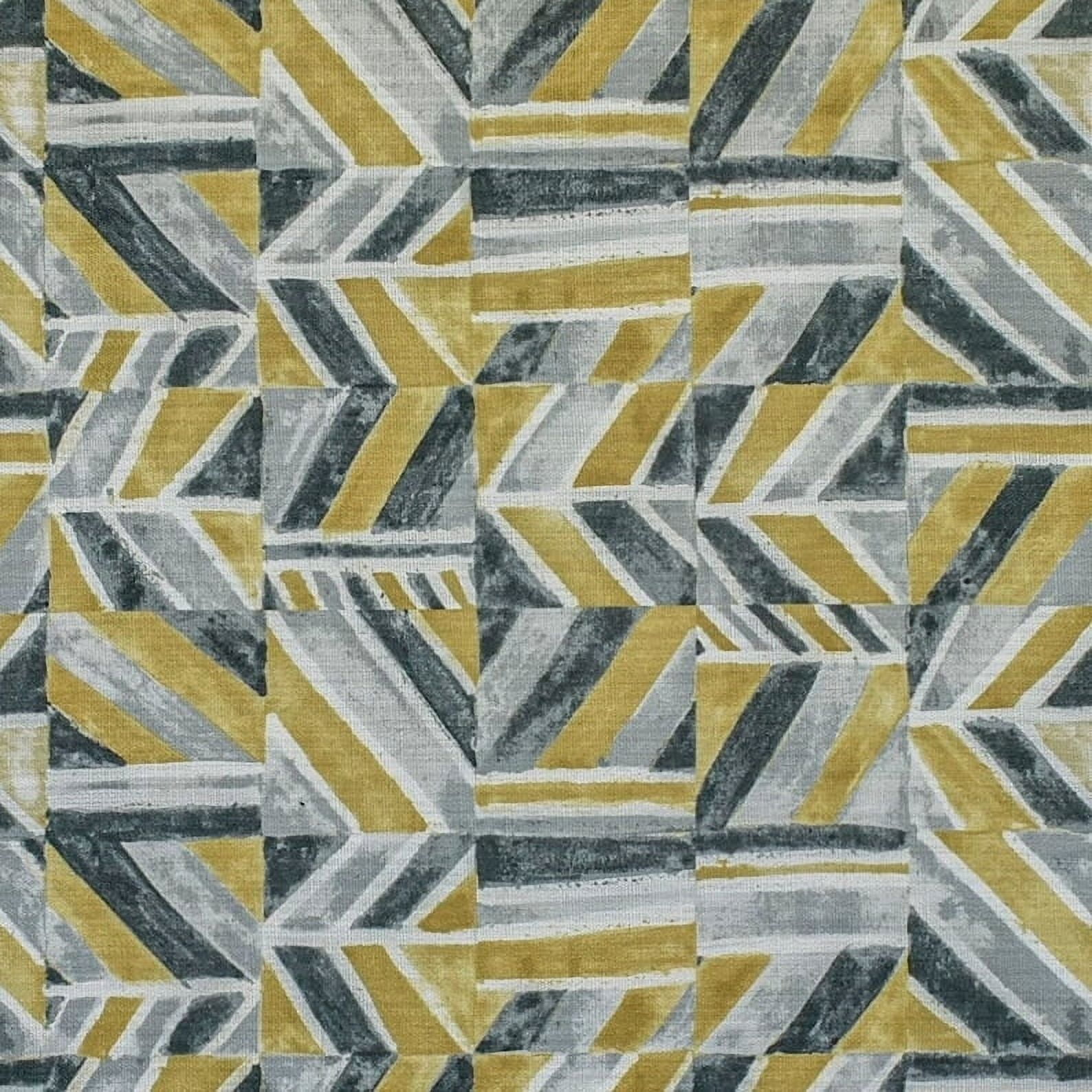 Drapery Continuous Fabric Mart Direct Chartreuse Abstract Fabric By The Yard, 14 ...