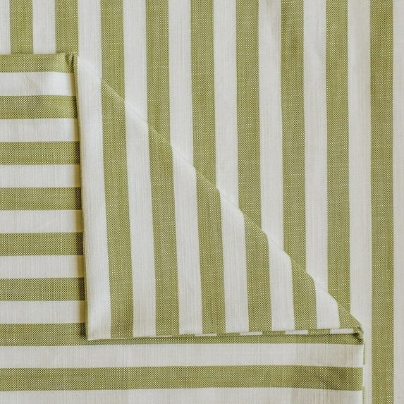 Fabric Mart Direct Chartreuse Gingham Stripes Cotton Fabric By The Yard, 2 Continuous Yards 55 inch or 140 cm Width, Woven Upholstery Fabric, Shower Curtain Fabric, Wholesale, Pure Cotton Fabric
