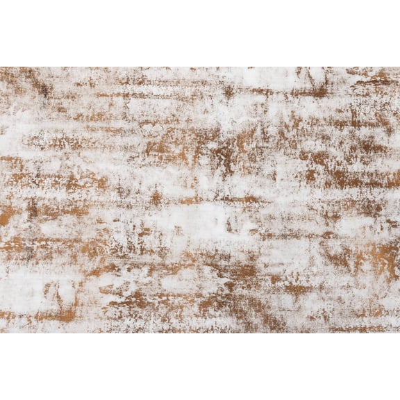 Fabric Mart Direct Cream Foil Printed Cotton Fabric By The Yard, 54 inches or 137 cm width, 1 Yard Cream Cotton Fabric, Textured, Upholstery Drapery Curtain Wholesale Fabric, Window Treatment