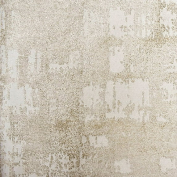 Fabric Mart Direct Cream Grudges Foil Printed Fabric By The Yard, 7 Continuous Yards Gold Foil Textured Fabric, Upholstery Velvet Fabric, Fabric For Curtains, Fabric For Pillows