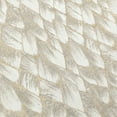 thumbnail image 1 of Fabric Mart Direct Cream Jacquard Velvet Fabric By The Yard, 54 inch or 137 cm width, 7 Continuous Yards Cream Jacquard Fabric, Pebble Street Abstract Geometric, Upholstery Drapery Curtain Wholesale, 1 of 8