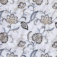 thumbnail image 1 of Fabric Mart Direct Dark Blue, Light Blue Fabric by the Yard, 44 inches or 112 cm Width Blue Cotton Fabric, 4 Yards Cotton with Embroidery Fabric, Upholstery Fabric, Fabric For Curtains Pillows, 1 of 7
