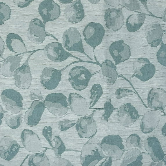 Fabric Mart Direct Dusky Blue Petals Home Decor Fabric By The Yard, 8 Continuous Yards Jacquard Weave Fabric, Upholstery Fabric, Curtain Fabric, Drapery Fabric, Fabric For Pillows