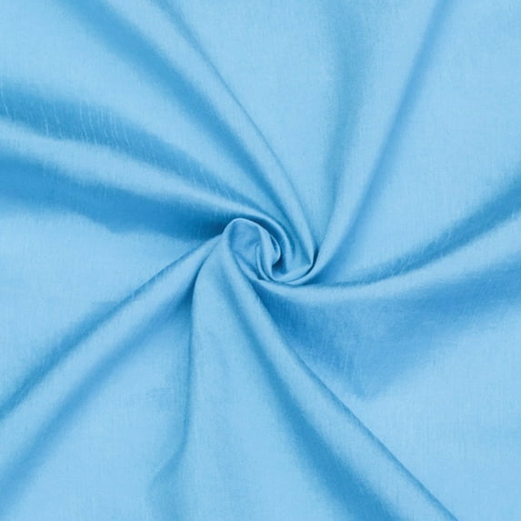 Fabric Mart Direct Fabric Silk, Light Aqua Blue Silk Fabric, Faux Silk Dupioni Fabric 7 Continuous Yards Blue Silk Fabric Blue Faux Silk Fabric, 42 inches width Faux Silk Fabric by Yard