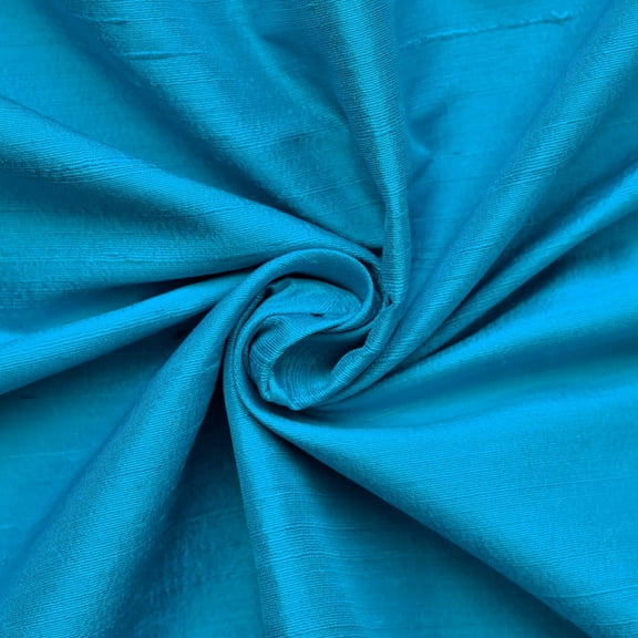 Fabric Mart Direct Fabric Silk, Peacock Blue Dupioni Silk Fabric, Blue Silk Fabric Wholesale Silk Fabric, 19 Continuous Yards Dupioni Silk Fabric, 41 inch width Silk Dupioni Fabric by Yard