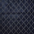 thumbnail image 1 of Fabric Mart Direct Geometric Navy Blue Velvet Fabric By The Yard, 6 Continuous Yards Jacquard Velvet Fabric, Upholstery Fabric, Curtain Fabric, Wholesale Fabric, Fleur De Lis, 1 of 8