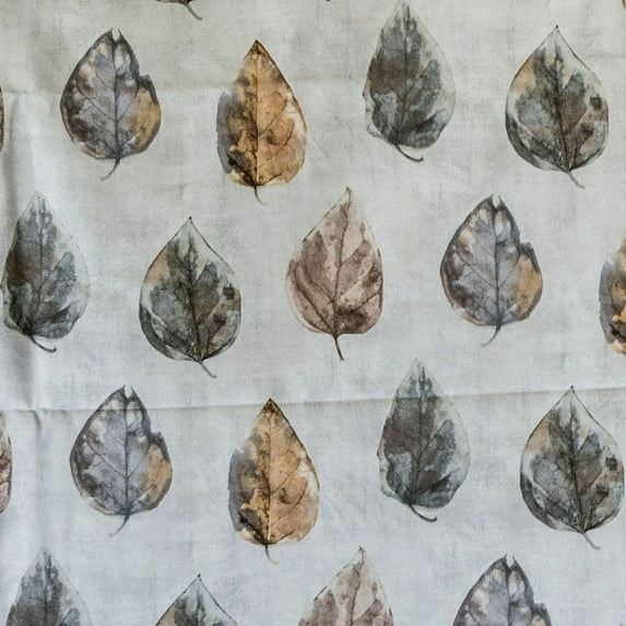 Fabric Mart Direct Gray, Beige, Black Fabric by the Yard, 56 inches or 142 cm Width Gray Polyester Fabric, 15 Continuous Yards Printed Polyester Fabric, Upholstery Fabric, Fabric For Curtains, Pillows