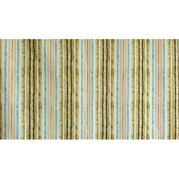 Fabric Mart Direct Green Printed Velvet Fabric By The Yard, 54 inches or 137 cm width, 1 Yard Green Velvet Fabric, Stripes, Upholstery Drapery Curtain Wholesale Fabric, Window Treatment