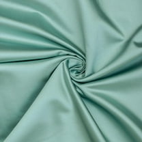 Fabric Mart Direct Ice Green Heavy Satin Fabric by the Yard, 54 inches or 137 cm Width Green Satin Fabric, 1 Yard Solid Satin Upholstery Fabric For Curtains, Pillows