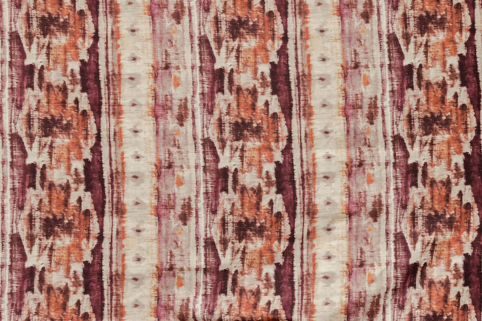Fabric Mart Direct Kilim Printed Cotton Fabric By The Yard, 2 Continuous Yards Multi Color Printed Cotton Fabric, Upholstery Fabric for Curtain/Drapery/Couch/Sofa