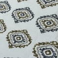 thumbnail image 1 of Fabric Mart Direct Light Silver Jacquard Weave Fabric By The Yard, 46 inches or 117 cm width, 1 Yard Silver Jacquard Fabric, Damask Textured, Upholstery Couch Wholesale Fabric, Window Treatment, 1 of 8