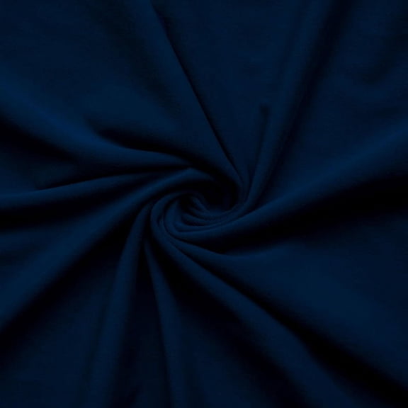 Fabric Mart Direct Navy Blue Fabric by the Yard, 54 inches or 137 cm Width Blue Velvet Fabric, 17 Continuous Yards Plush Velvet Fabric, Upholstery Fabric, Fabric For Curtains, Pillows