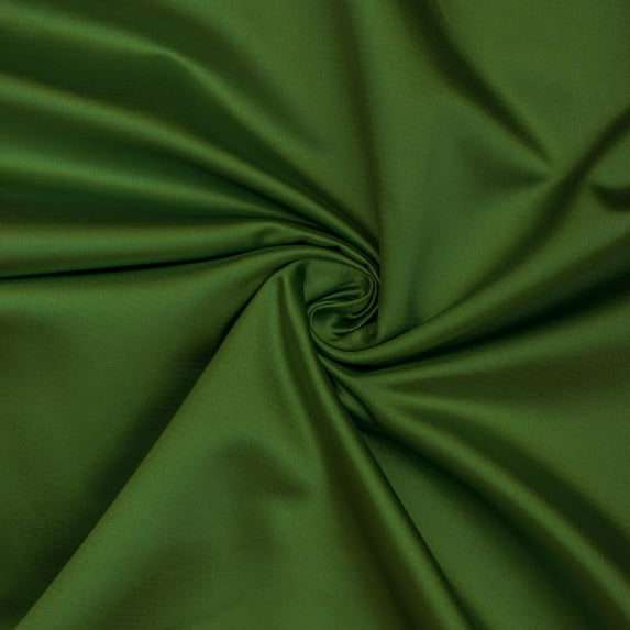 Fabric Mart Direct Olive Green Heavy Satin Fabric by the Yard, 54 inches or 137 cm Width Green Satin Fabric, 6 Yards Solid Satin Upholstery Fabric For Curtains, Pillows