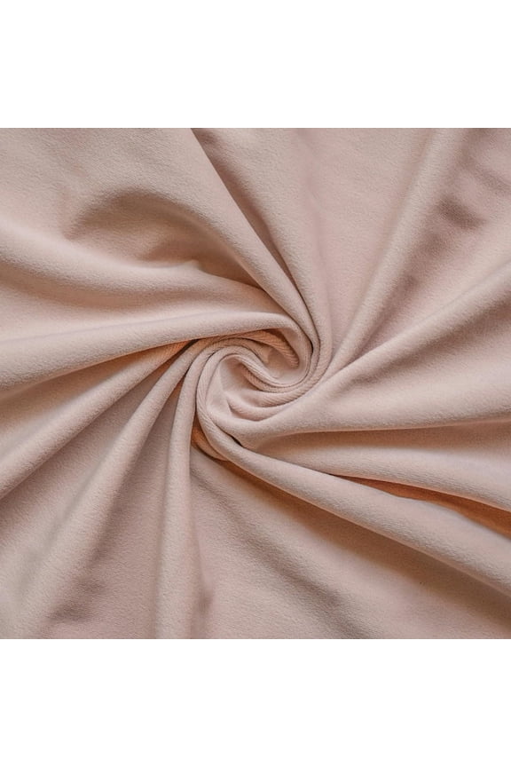 Pastel Peach Fabric by the Yard, 54 inches or 137 cm Width Pink Velvet Fabric, 6 Continuous Yards Plush Velvet Fabric, Upholstery Fabric, Fabric For Curtains, Pillows