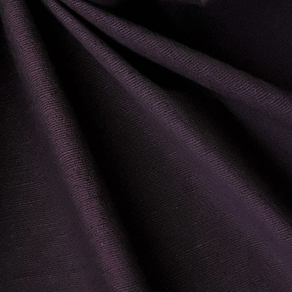 Fabric Mart Direct Purple Cotton Linen Fabric By The Yard, 42 inches or 107 cm width, 9 Continuous Yards Purple Cotton Fabric