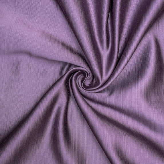 Fabric Mart Direct Purple Heavy Satin Fabric by the Yard, 54 inches or 137 cm Width Purple Satin Fabric, 12 Yards Solid Satin Upholstery Fabric For Curtains, Pillows