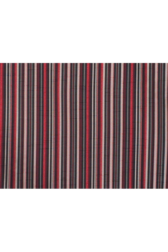 Red Jacquard Weave Fabric By The Yard, 54 inches or 137 cm width, 1 Yard Red Jacquard Fabric, Broadway Stripes, Upholstery Drapery Curtain Wholesale Fabric, Window Treatment