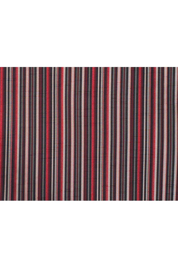 Red Jacquard Weave Fabric By The Yard, 54 inches or 137 cm width, 14 Continuous Yards Red Jacquard Fabric, Broadway Stripes, Upholstery Drapery Curtain Wholesale Fabric