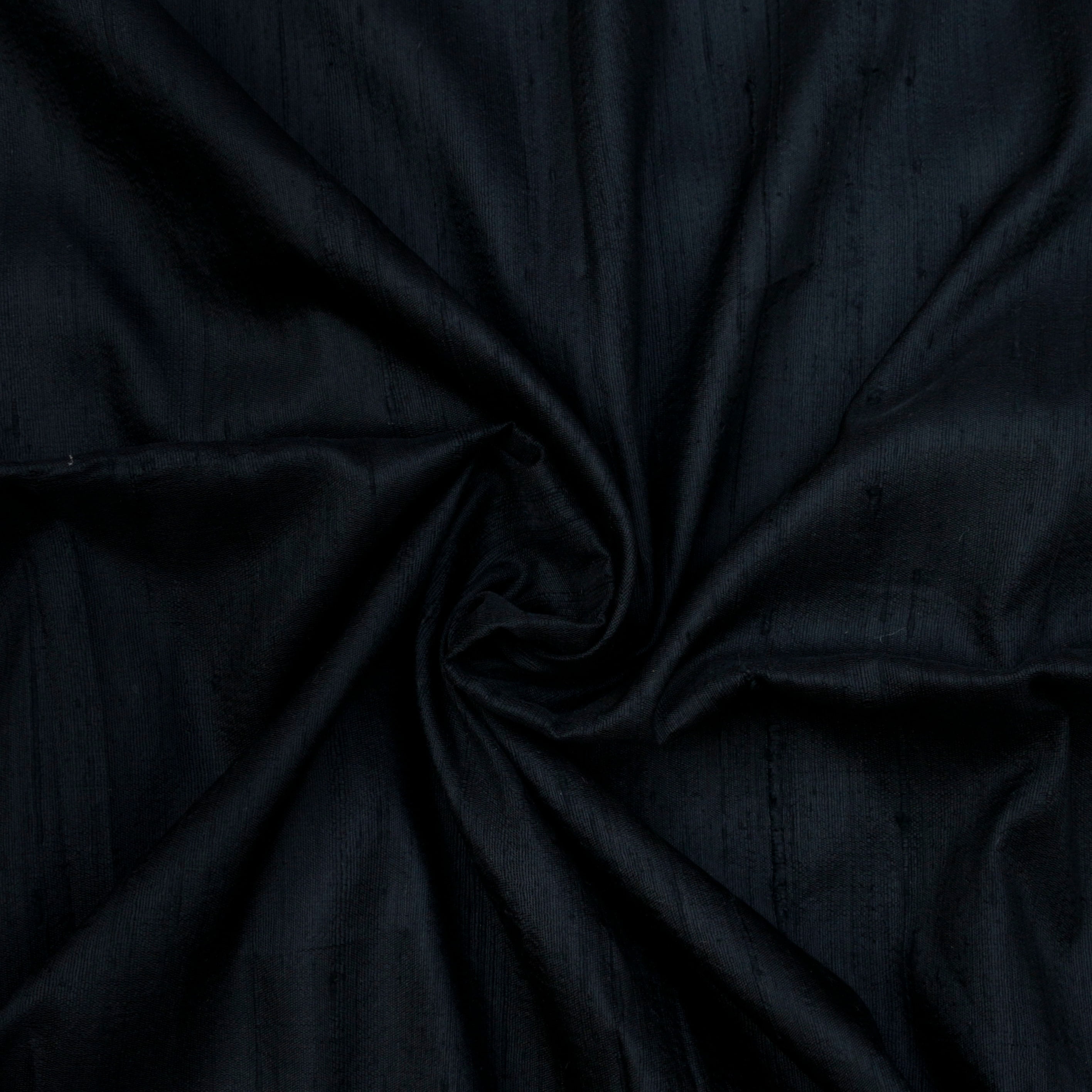 Fabric Mart Direct Silk Cloth Fabric, Black Dupioni Silk Fabric, Black Silk Fabric Silk Fabric For Upholstery, 19 Continuous Yards Dupioni Silk Fabric, 41 inch width Silk Dupioni Fabric by Yard