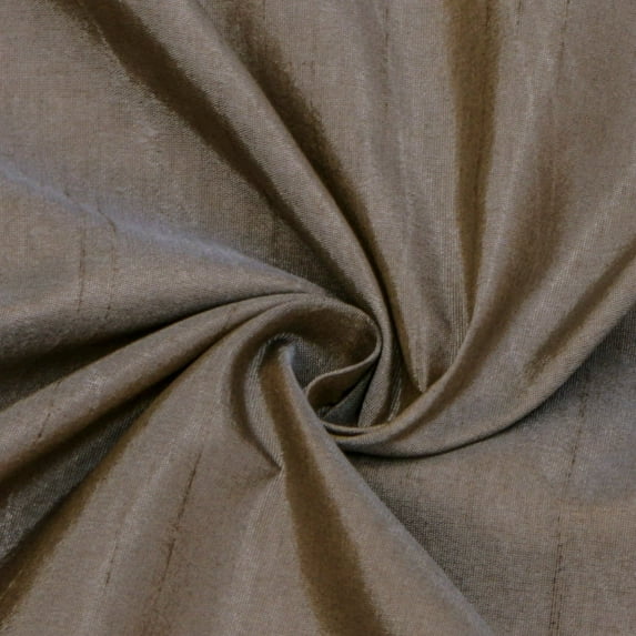 Fabric Mart Direct Silk Fabric, Champagne Brown Silk Fabric, Faux Silk Dupion Curtain Fabric 13 Continuous Yards Brown Silk Fabric Brown Faux Silk Fabric, 42" width Faux Silk Fabric by Yard