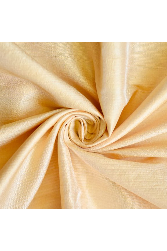 Silk Fabric, Light Gold Dupioni Silk Fabric, Gold Silk Fabric Silk Saree Fabric, 16 Continuous Yards Dupioni Silk Fabric, 41 inch width Silk Dupioni Fabric by Yard For Bridal