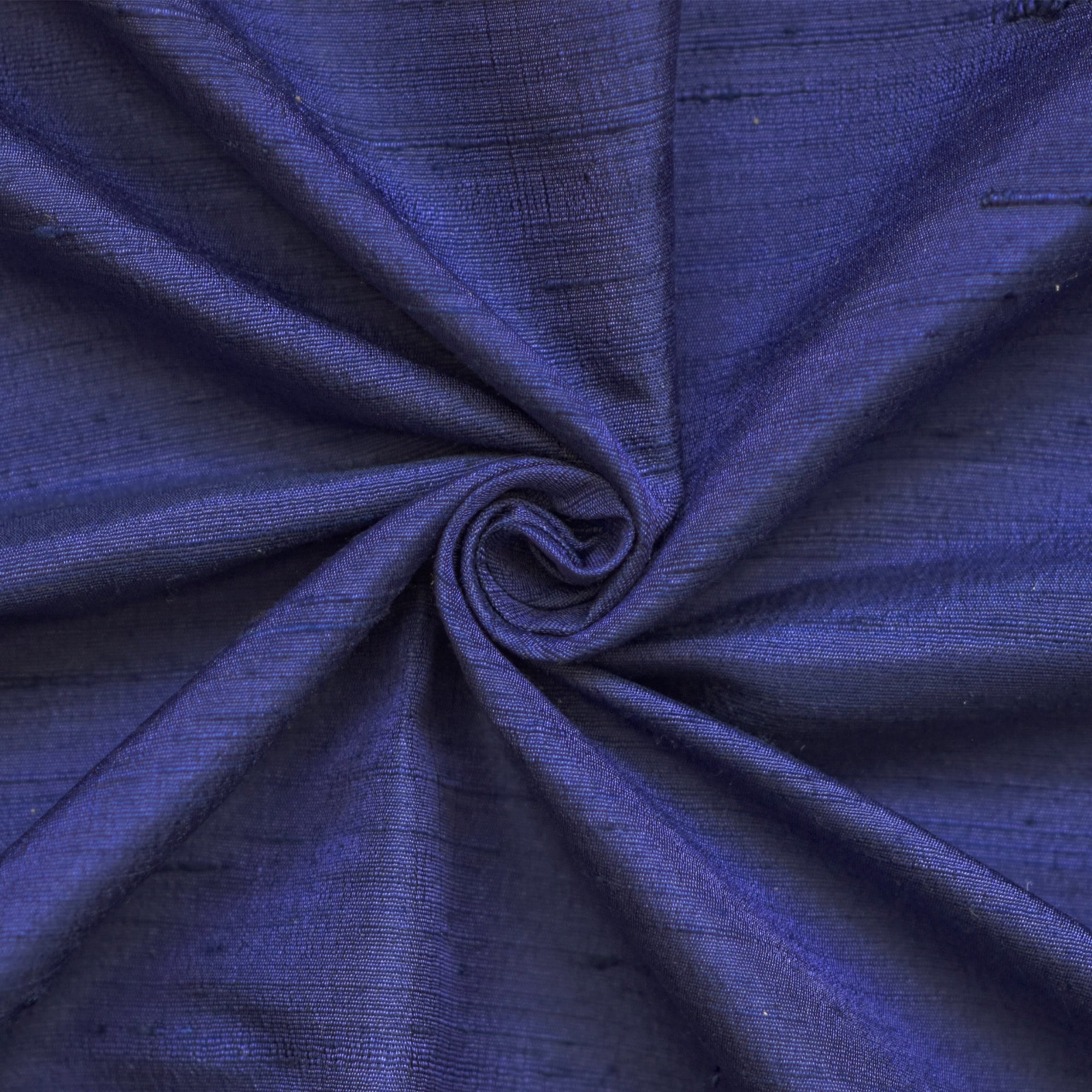 Fabric Mart Direct Silk Fabric Material, Dark Blue Dupioni Silk Fabric, Blue Silk Fabric Indian Silk Fabric, 1 Yard Dupioni Silk Fabric, 41" width Silk Dupioni Fabric by Yard Slubbed Silk