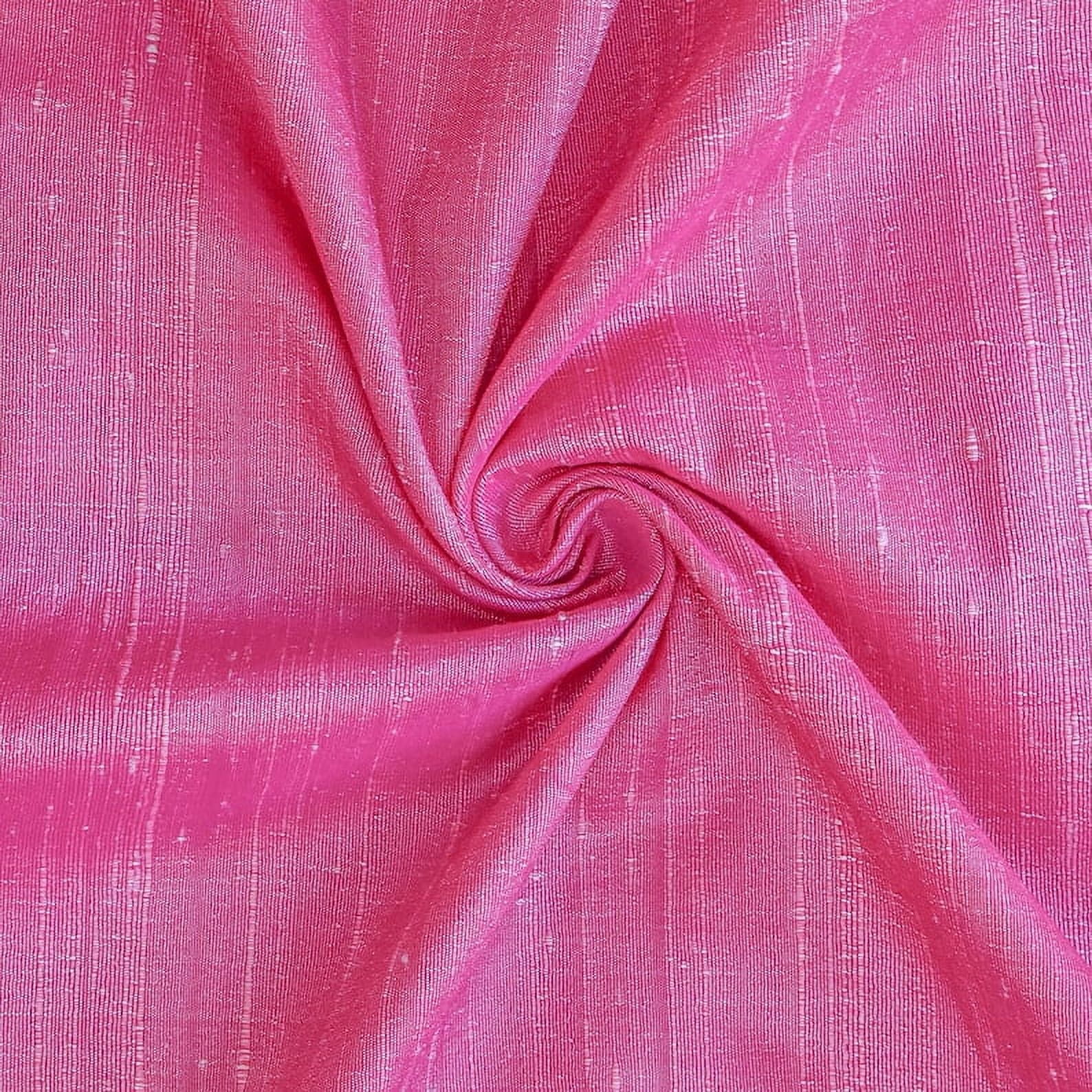 Fabric Mart Direct Silk Fabric Material, Onion Pink Dupioni Silk Fabric, Pink Silk Fabric Silk Fabric Clothing, 1 Yard Dupioni Silk Fabric, 41" width Silk Dupioni Fabric by Yard Upholstery