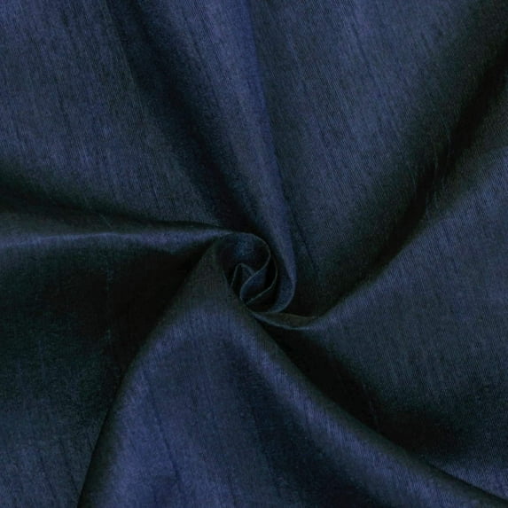 Fabric Mart Direct Silk Fabric, Navy Blue Silk Fabric, Faux Silk Fabric By The Yard 5 Continuous Yards Blue Silk Fabric Blue Faux Silk Fabric, 42" width Faux Silk Fabric by Yard For Curtains