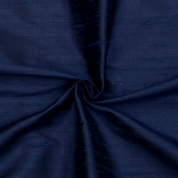 Fabric Mart Direct Silk Fabric Yardage, Navy Blue Silk Fabric, 100 Pure Silk Fabric Silk Fabric Clothing, 20 Continuous Yards 41 inches width 100% Pure Silk Fabric by Yard Wholesale Slubbed Silk