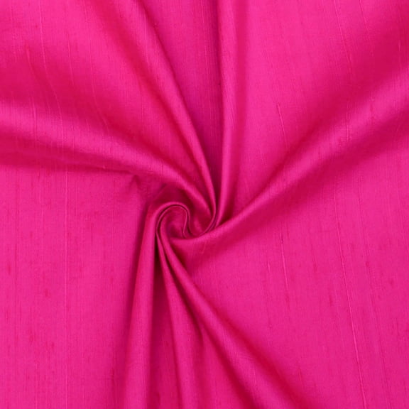 Fabric Mart Direct Silk Fabrics By The Yard, Fuchsia Pink Silk Fabric, 100 Silk Fabric For Sale Silk Dress Fabric, 9 Continuous Yards 41 inch width 100% Pure Silk Fabric by Yard Wholesale