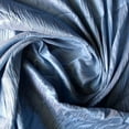thumbnail image 1 of Fabric Mart Direct Sky Blue Crushed Faux Silk Fabric By The Yard, 35 inches or 89 cm, 3 Continuous Yards Blue Crushed Silk Fabric, Slubbed Crushed Faux Silk, Wholesale Crushed Art Silk Fabric, 1 of 2
