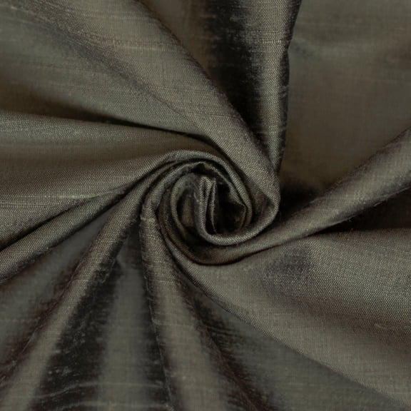 Fabric Mart Direct Taupe Green Pure Silk Fabric By The Yard, 41 inches or 104 cm width, 1 Continuous Yard Green Silk Fabric